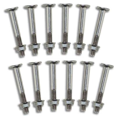 HydroTools Swimming Pool Replacement Ladder Stainless Steel Bolts Set (2 Pack) - 0.46