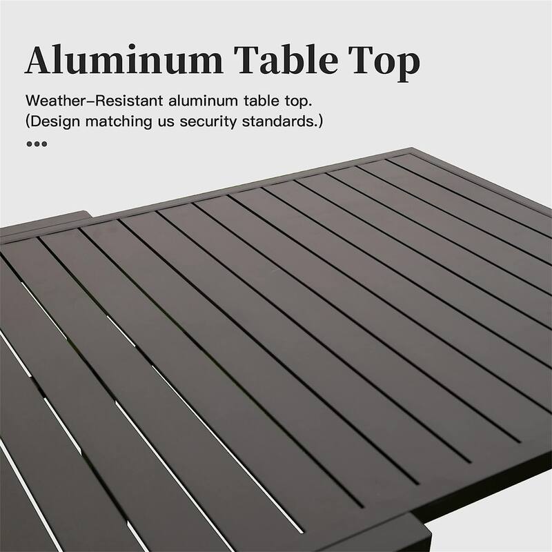 Large Extendable Patio Dining Table