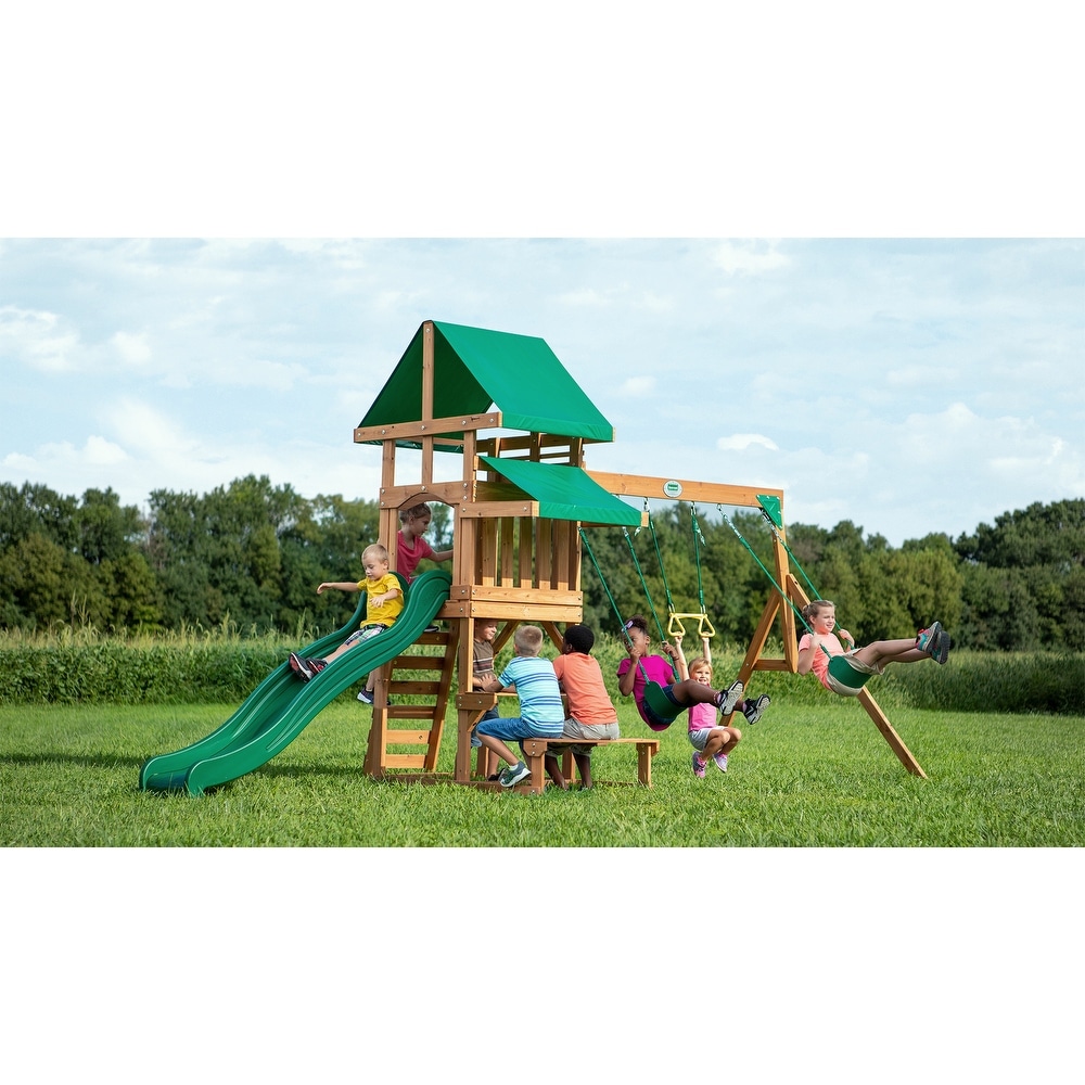 lakewood all cedar swing set