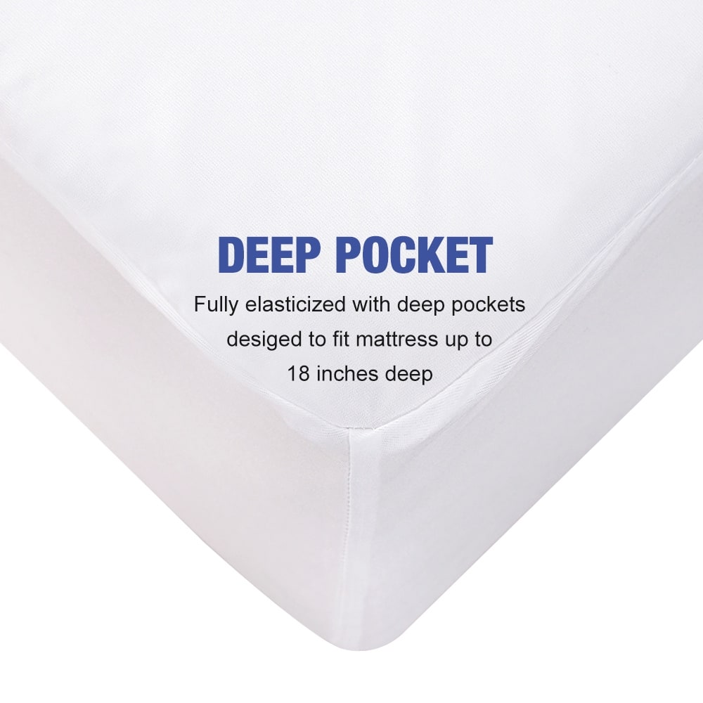 Bed Bug Dust Mite with Waterproof Mattress Protector 1-Pack - On Sale ...