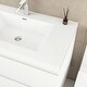 preview thumbnail 83 of 148, Floating Bathroom Vanity with Integrated Resin Top
