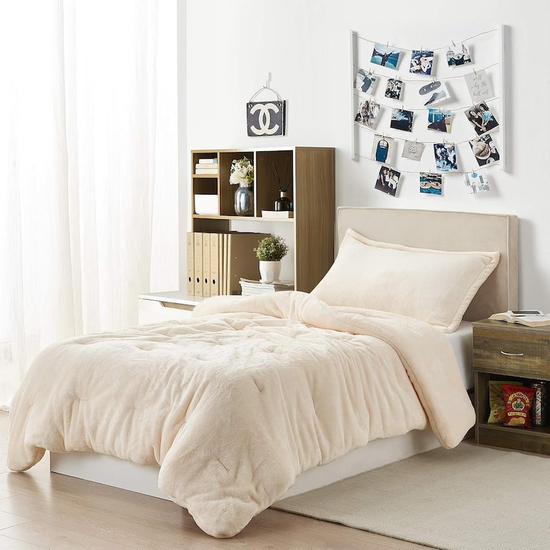 Me Sooo Comfy - Coma Inducer® Oversized Comforter Set - Ecru - Twin XL