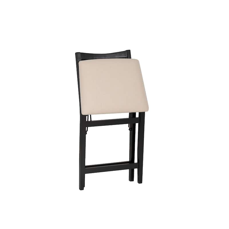Linon Bauer Cane Back Folding Counter Stool