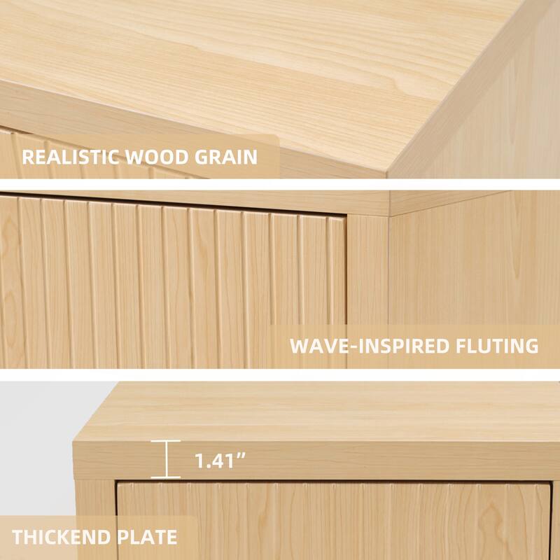 Night Stand with Drawer Storage for Bedroom and Office