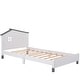 preview thumbnail 35 of 52, Platform bed with house shaped headboard