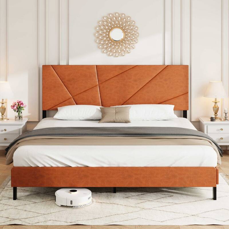 Square Platform Bed with Under-bed Storage