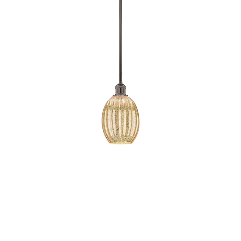 Innovations Lighting 616-1S-11-7 Preston Pendant Preston 7" Wide Mini - Oil Rubbed Bronze / Mercury
