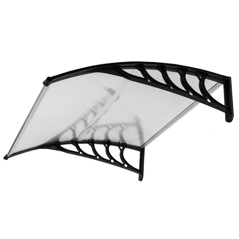 39"Household Application Door & Window Rain Cover Eaves Gray Holder