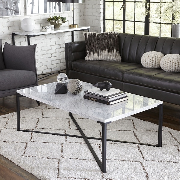 Saxon Coffee Table in Matte Black. Opens flyout.