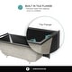 preview thumbnail 65 of 145, Fine Fixtures Acrylic-Fiberglass Soaking Bathtub, White. Alcove/Apron Front