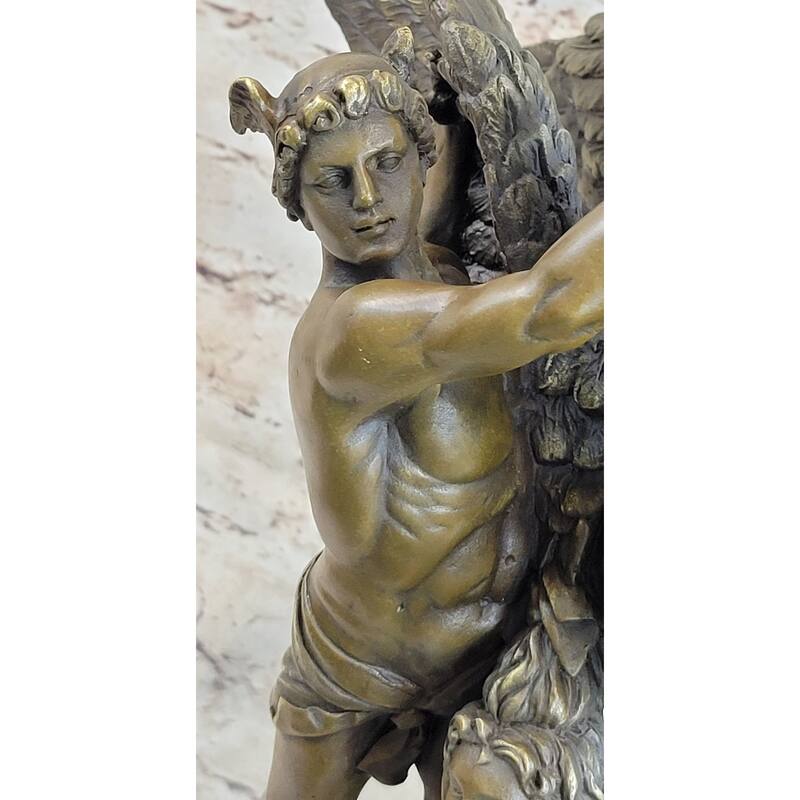 Perseus And Pegasus With The Head Of Medusa Bronze Statue Sculpture 18 Inches X 12 Inches