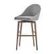 preview thumbnail 19 of 19, Natoma Walnut Mid-Century Wood Stool by iNSPIRE Q Modern (Set of 2)