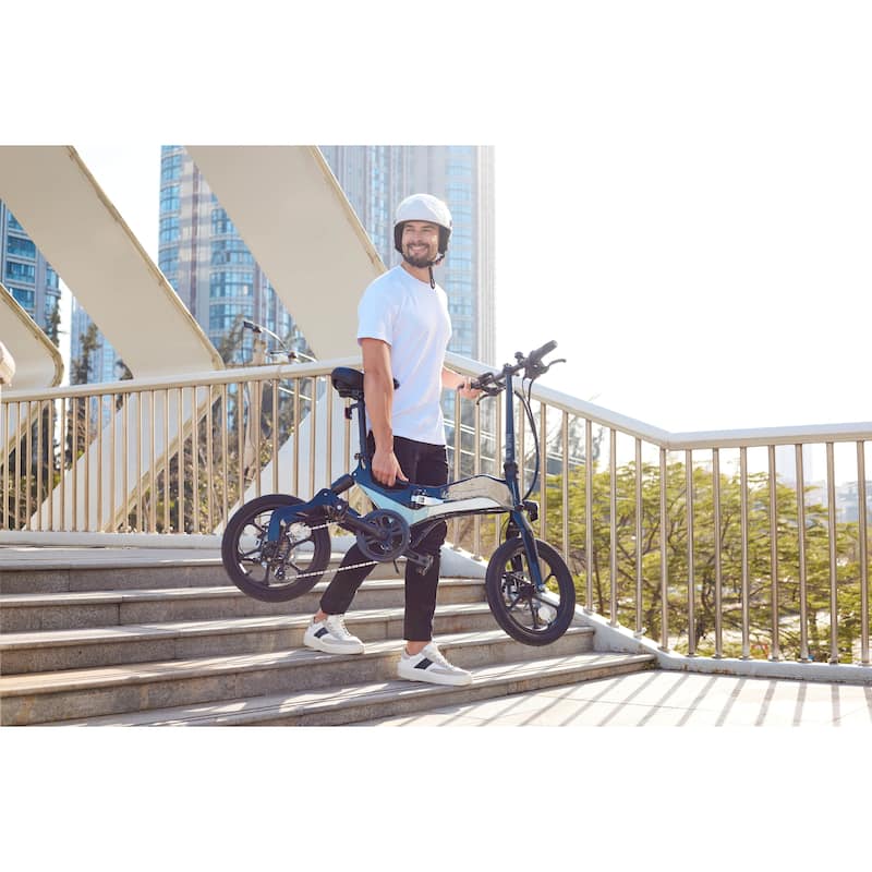 GoPowerBike Go Klik Folding Electric City bike 16 inch Wheels