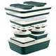 preview thumbnail 1 of 6, Country Kitchen Nonstick Stackable Bakeware Set - Durable, Easy Release Baking Set, Cream, 13 Pcs Green
