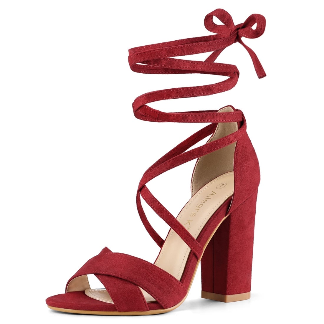 block heel lace up shoes