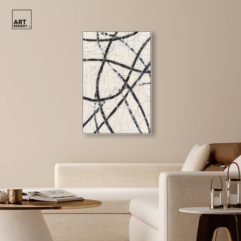 Intersecting Lines II Canvas by Art Remedy