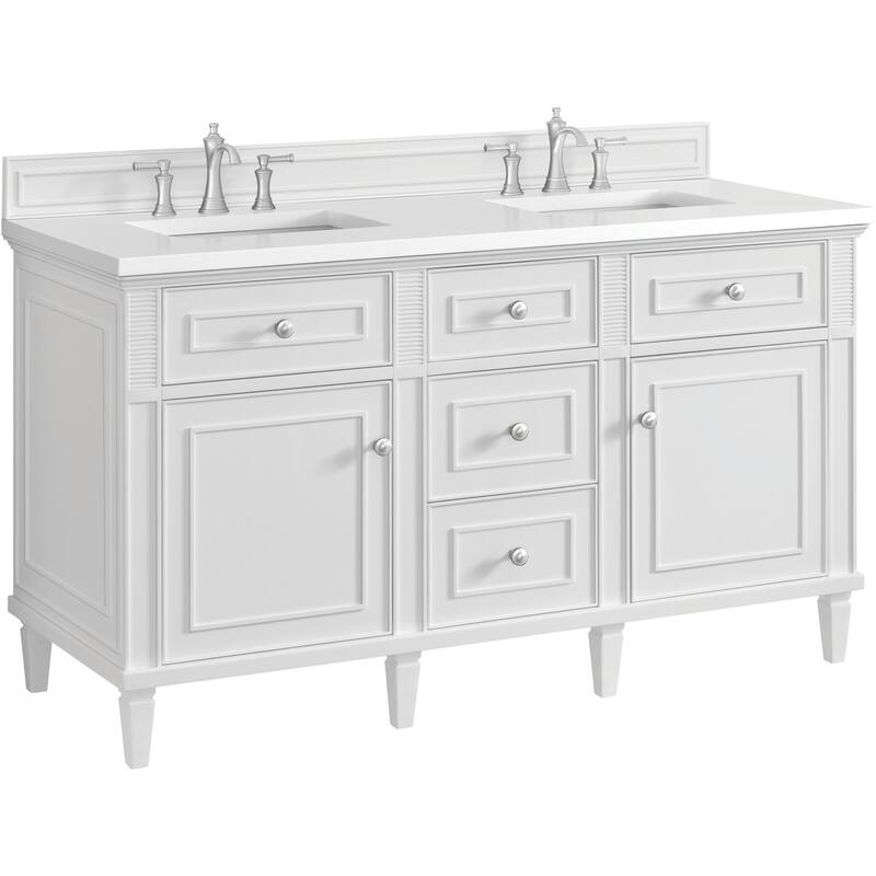 James Martin Vanities 424-V60D-M Lorelai 60" Free Standing Double