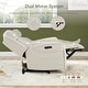 preview thumbnail 43 of 51, Leo Dual Motor Genuine Leather Power Recliner With Power Headrest