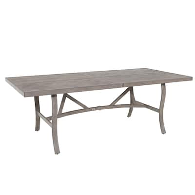 Outdoor Patio Aluminum Square Dining Table - Perfect for 8 Person
