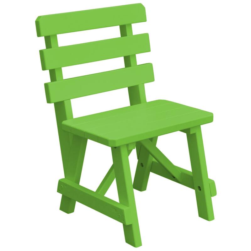 Pine 2' Traditional Backed Bench