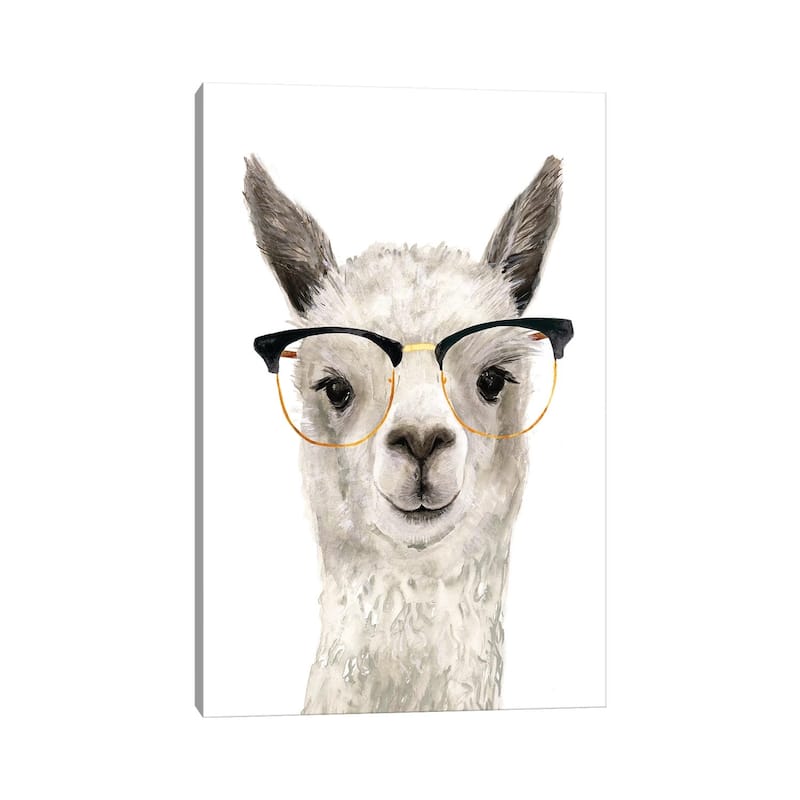 iCanvas "Hip Llama IV" by Victoria Borges Canvas Print
