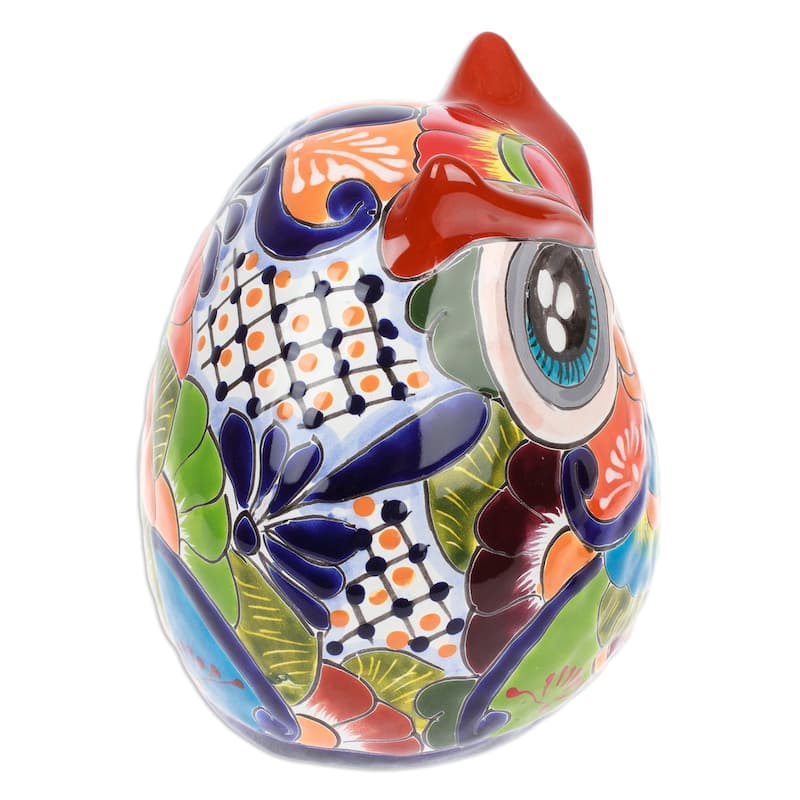 Novica Handmade Mystic Sweetie Ceramic Sculpture