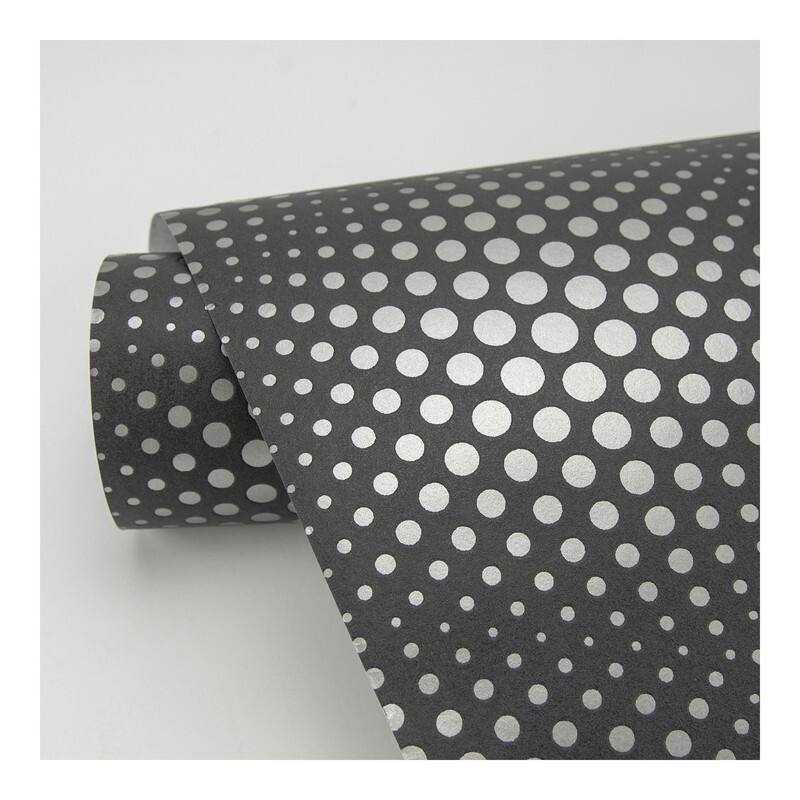 Advantage Milo Dark Grey Bubble Geometric Wallpaper - 20.9 x 396 x 0.025
