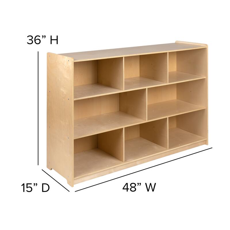 Wooden School Classroom Storage Cabinet/Cubby for Commercial or Home Use