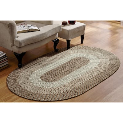 Better Trends Country Braid Reversible Area Rug