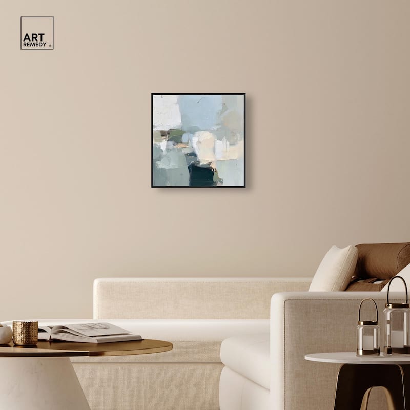 Seafoam and Sand I Canvas by Art Remedy