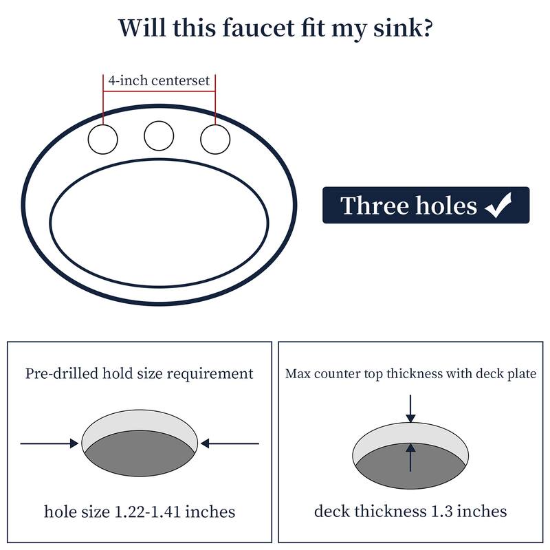 Bathroom Faucet with Pop-up Drain