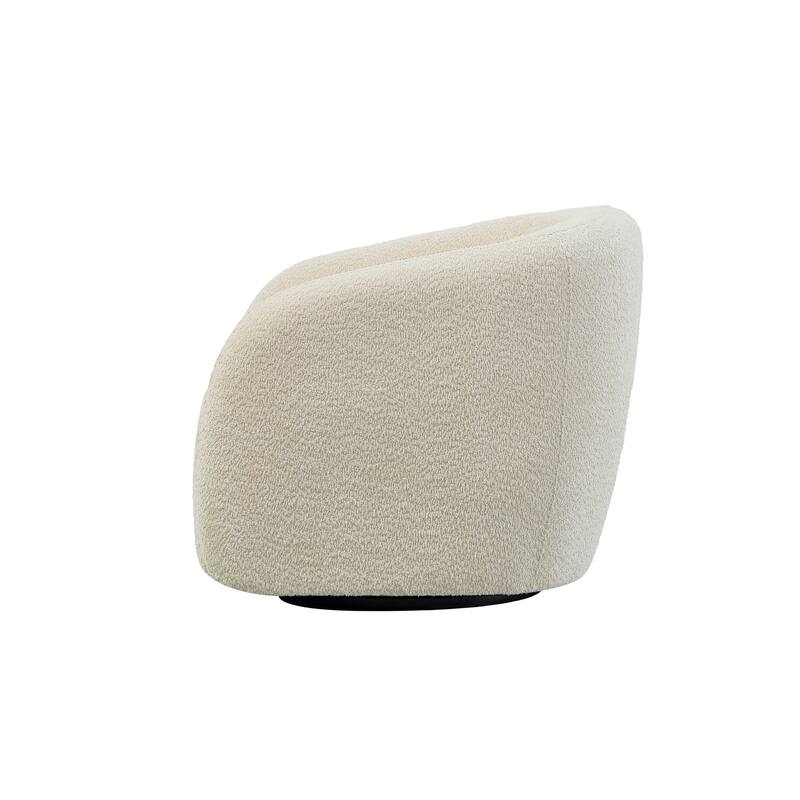Kiptin 31.7"W 360 Degree Swivel Barrel Chair