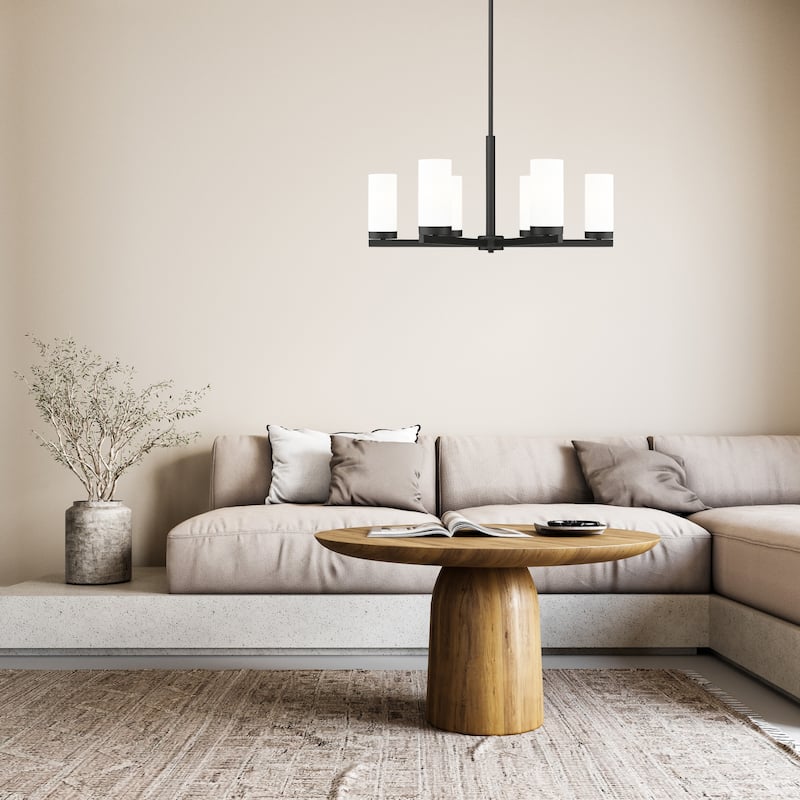 Z-Lite 3044-6 Danica 6 Light 26" Wide Candle Style Chandelier