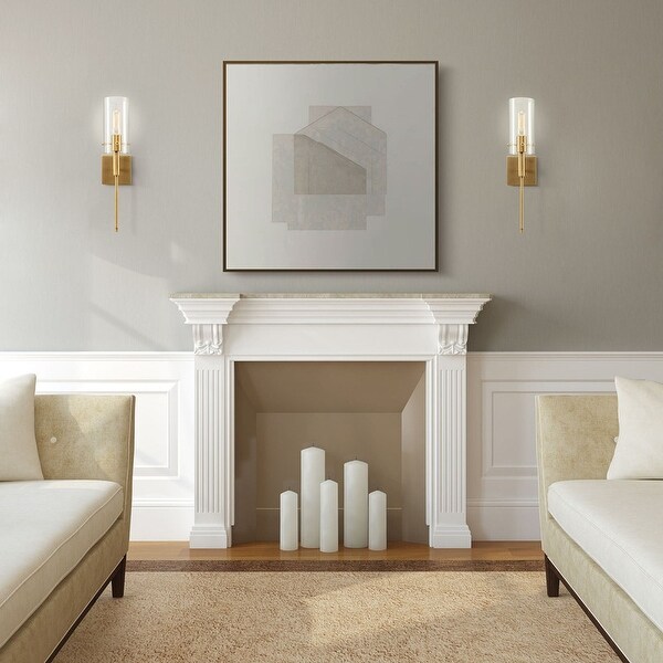 Modern fireplace sconces on sale