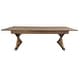 preview thumbnail 12 of 11, 8' x 40" Rectangular Antique Rustic Solid Pine Folding Dining Table