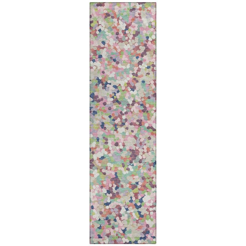 Machine Washable Indoor/ Outdoor Contemporary Halia Chantille Rug