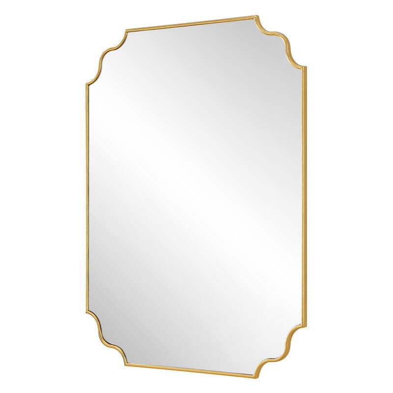 Uttermost Lennyn Gold Vanity Mirror - 40'' H X 30'' W X 0.75'' D