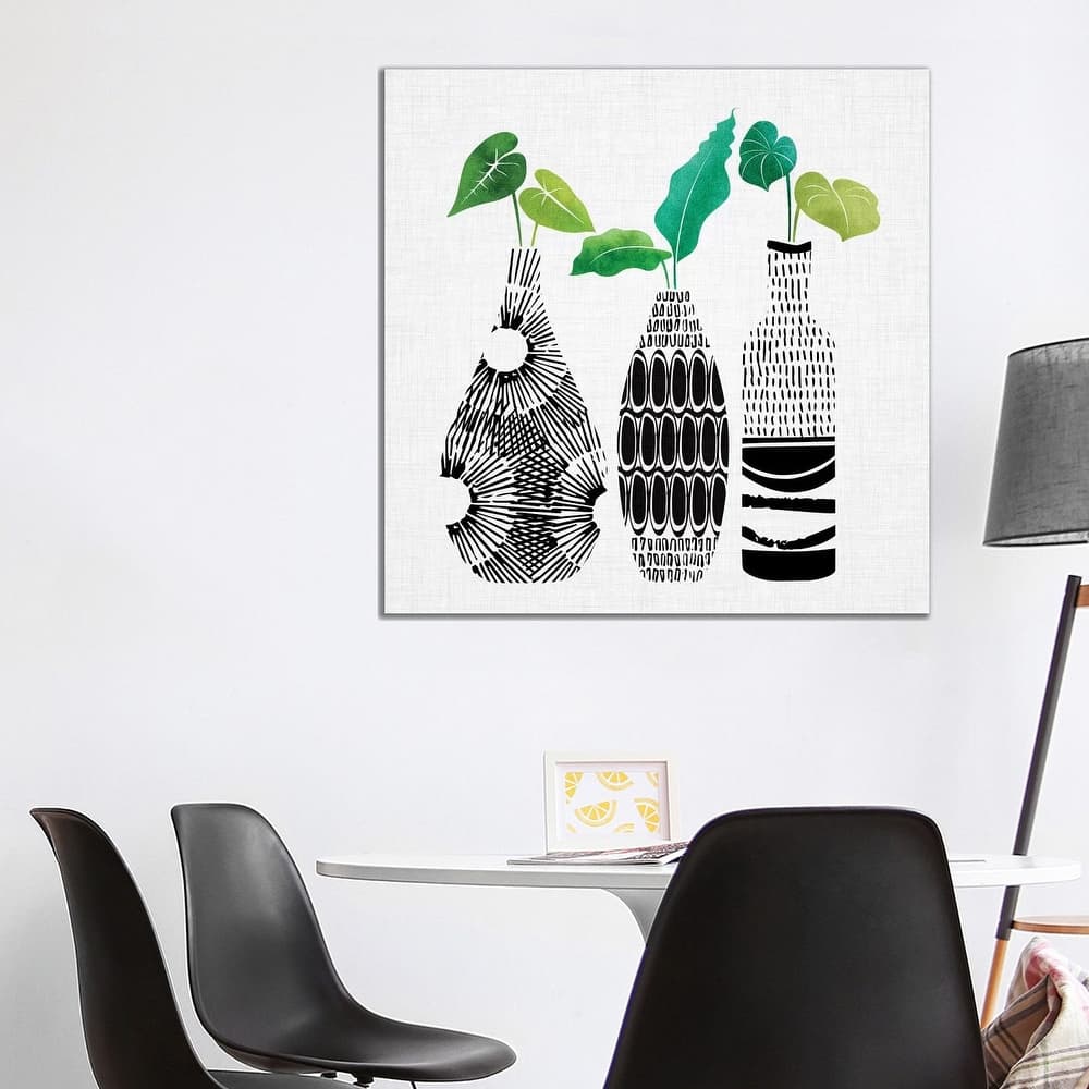 iCanvas "Tribal Vases Trio" by Modern Tropical Canvas Print