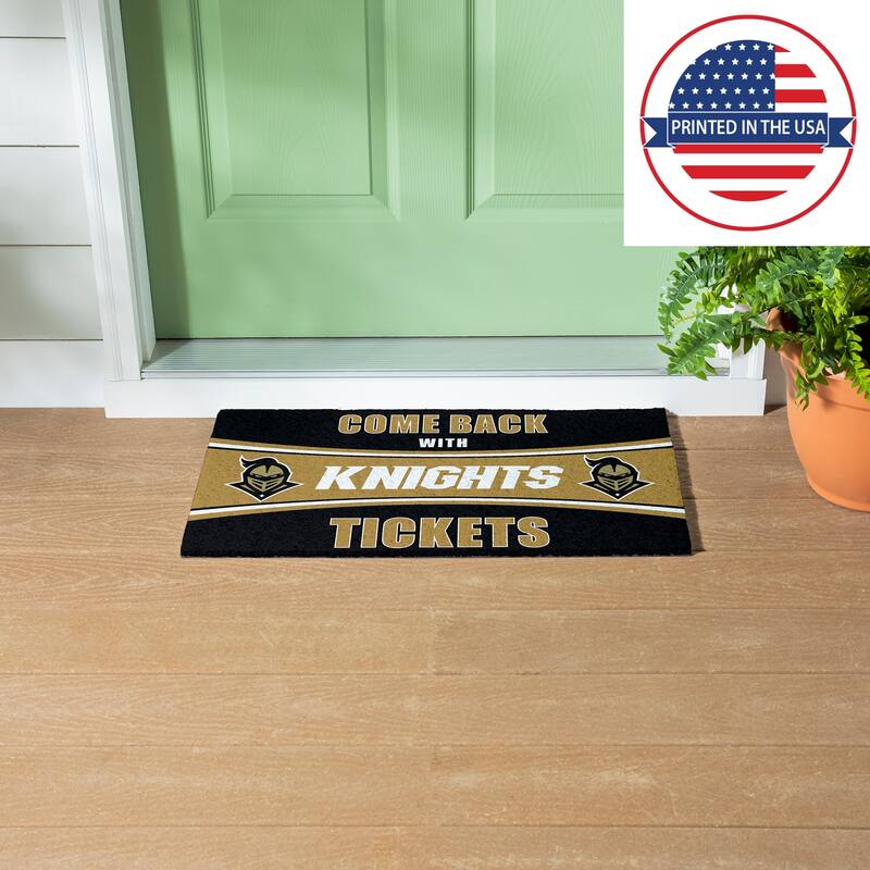 Georgia Southern University 28 in. x 16 in. PVC "Come Back With Tickets" Trapper Door Mat
