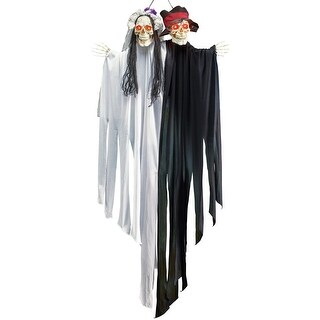 Light Up Latex Hanging Skeleton Groom Decoration Adult Natural main image 0