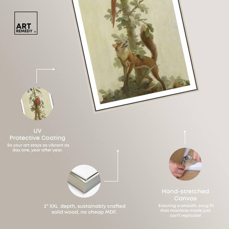 Fox and Papagayo Panoramic Canvas by Art Remedy