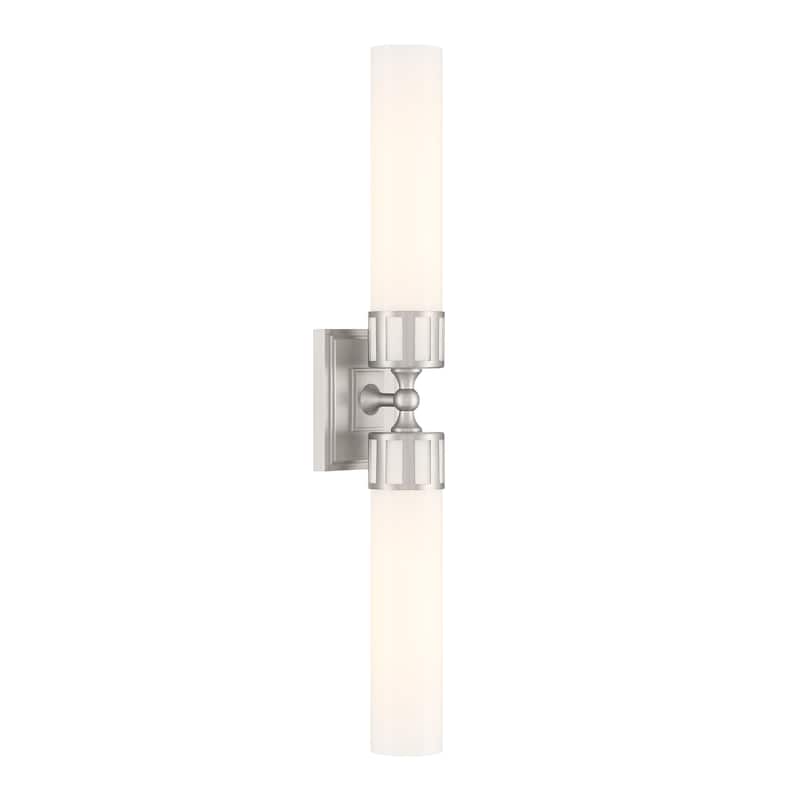 Astor 24.5'' Wide 2-Light Sconce - 24.5 inch Tall - Brushed Nickel