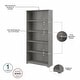 preview thumbnail 17 of 99, Cabot Tall 5 Shelf Bookcase by Bush Furniture