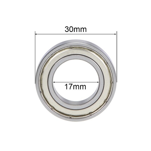 Uxcell 10pcs 6903-2RS Deep Groove Ball Bearings – 17x30x7mm, Double Sealed, Carbon Steel