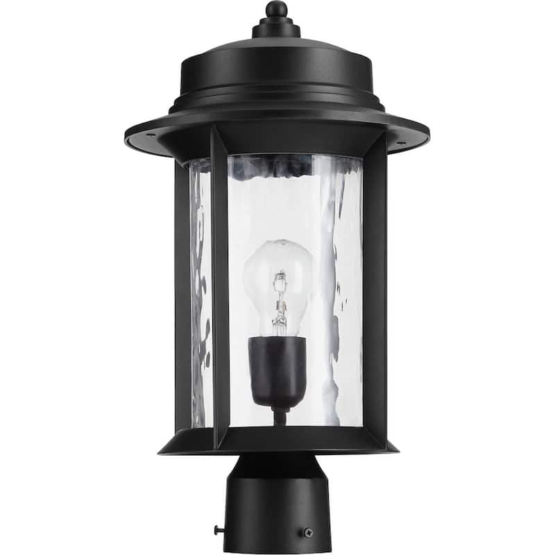 Quorum International Charter Single Light 17" Tall Outdoor Single Head - Noir