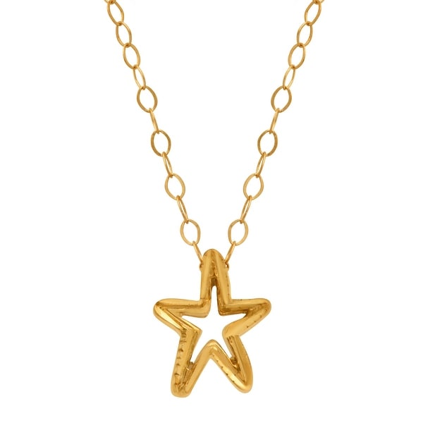 Eternity Gold Teeny Tiny Starfish Pendant in 10K Gold - Yellow