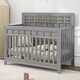 preview thumbnail 4 of 7, 3 Pieces Nursery Sets Baby Crib and Changer Dreeser with Removable Changing Tray Bedroom Sets
