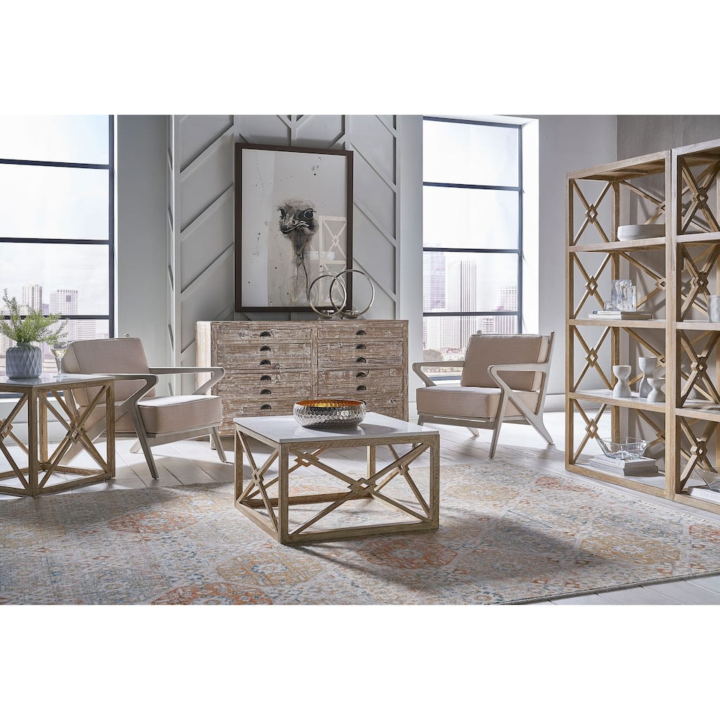 Furniture Classics Medium Apothecary Reclaimed Elm Chest, Distressed Brown