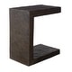 preview thumbnail 6 of 10, Uttermost Obra Bronze Outdoor Side Table