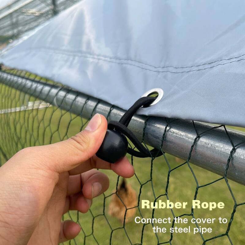 Chicken Coop with Waterproof Anti-UltravioletCover